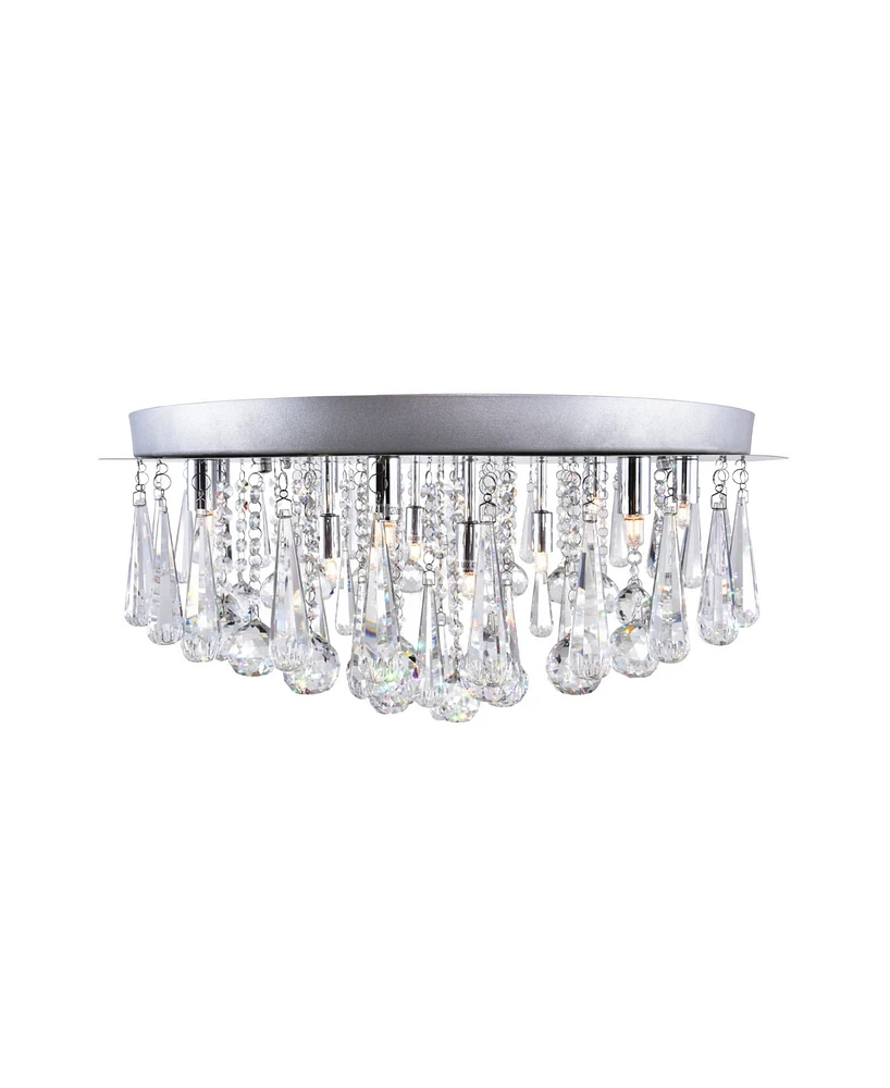 Cwi Lighting Brianna 12 Light Flush Mount