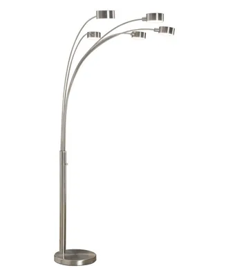 Artiva Usa Micah Plus Modern Led 88" 5-Arched Floor Lamp with Dimmer