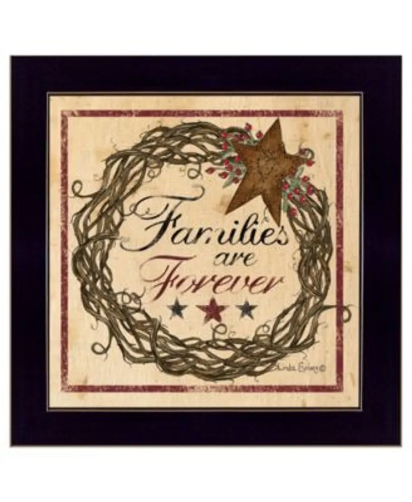 Trendy Decor 4u Families Are Forever By Linda Spivey Ready To Hang Framed Print Collection