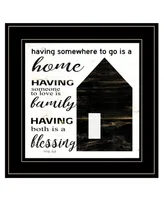 Trendy Decor 4U A Blessing by Cindy Jacobs, Ready to hang Framed Print, Black Frame, 15" x 15"