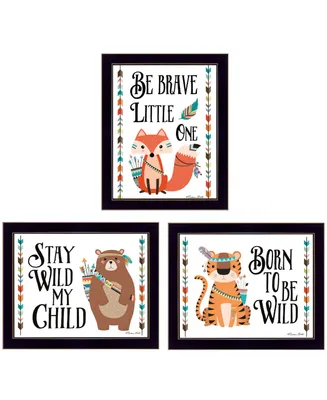 Trendy Decor 4U Be Brave Little One Collection By Susan Boyer, Printed Wall Art, Ready to hang, Frame