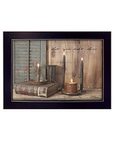 Trendy Decor 4U Let your Light Shine By Billy Jacobs, Printed Wall Art, Ready to hang, Black Frame, 14" x 10"