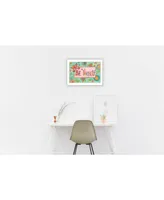 Trendy Decor 4U Be Yourself By Bernadette Deming, Printed Wall Art, Ready to hang, White Frame, 14" x 20"