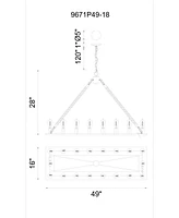 Cwi Lighting Ganges 18 Light Chandelier