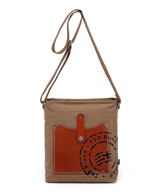 Tsd Brand Super Horse Canvas Crossbody Bag