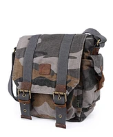 Tsd Brand Camo Canvas Crossbody Bag