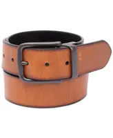 Levi's Men's Casual Burnished Edge Reversible Belt