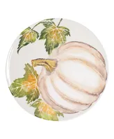 Vietri Pumpkins Round Platter w/ Pumpkin