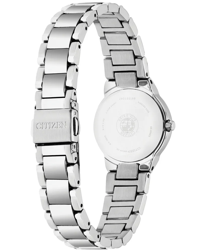 Citizen Women's Eco-Drive Sport Stainless Steel Bracelet Watch 26mm EW1670