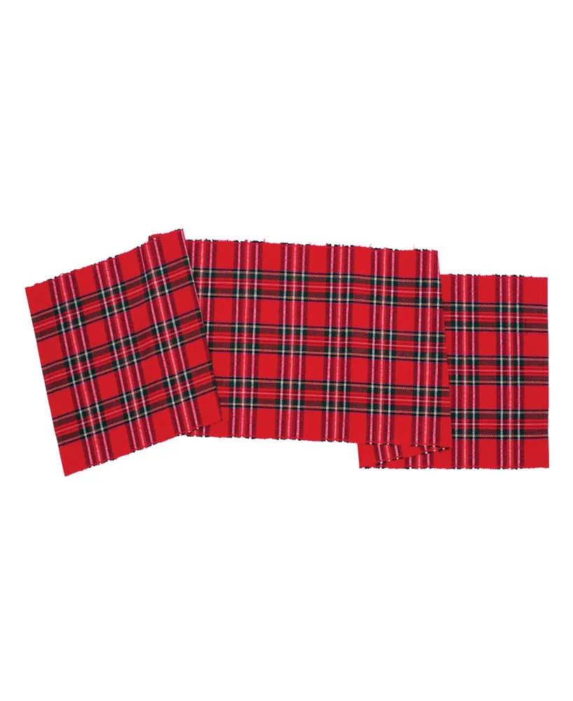 C F Home Arlington Plaid Runner, 13"X 72"