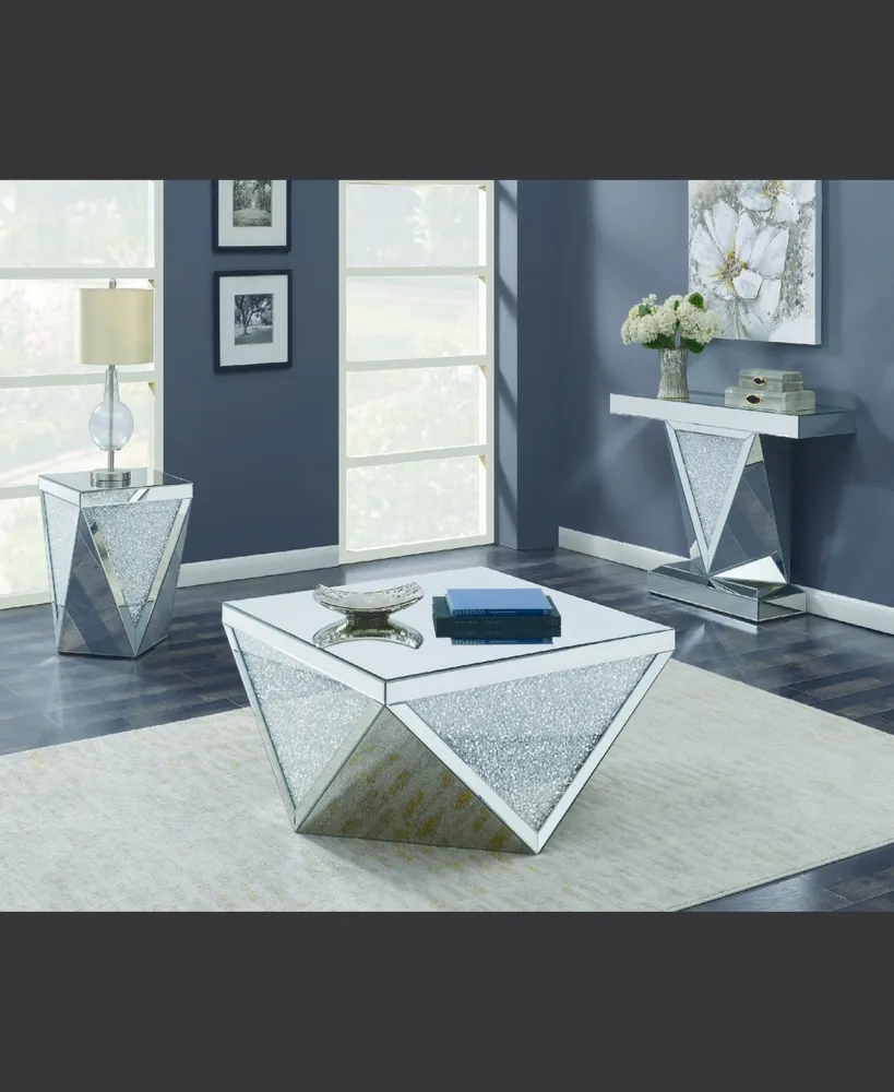 Coaster Home Furnishings Rockledge Square End Table with Triangle Detailing