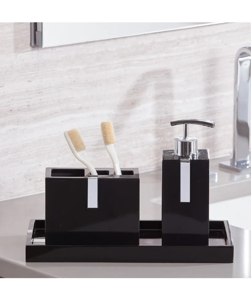 Houston Street 3-Piece Bathroom Accessory Set – Roselli Trading