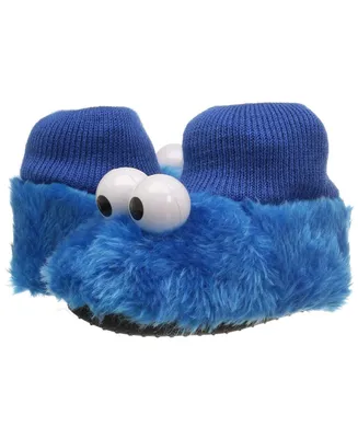 Sesame Street Cookie Monster Toddler Boys Puppet Slipper