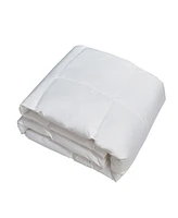 Kathy Ireland Ultra-Soft Nano-Touch White Down Fiber All Season Comforter, Twin