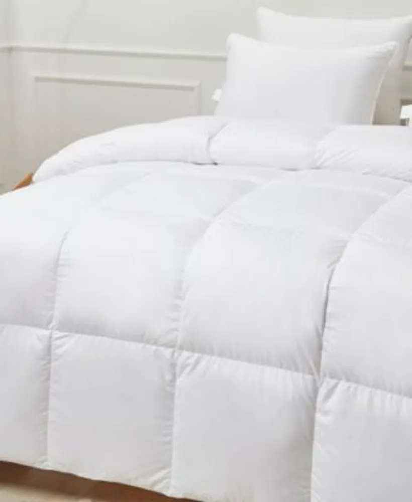 Kathy Ireland Ultra Soft Nano Touch White Down Fiber Light Warmth Comforters
