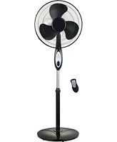 Optimus 16" Oscillating Stand Fan with Remote Control