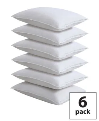 Fresh Ideas Master Block Easy Care Pillow Protectors 6 Pack