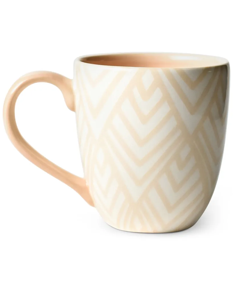 Coton Colors by Laura Johnson Blush Layered Diamond Mug