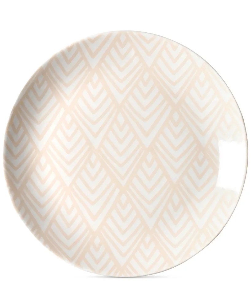 Coton Colors by Laura Johnson Blush Layered Diamond Dinner Plate