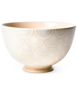 Coton Colors by Laura Johnson Blush Layered Arabesque 9" Footed Bowl