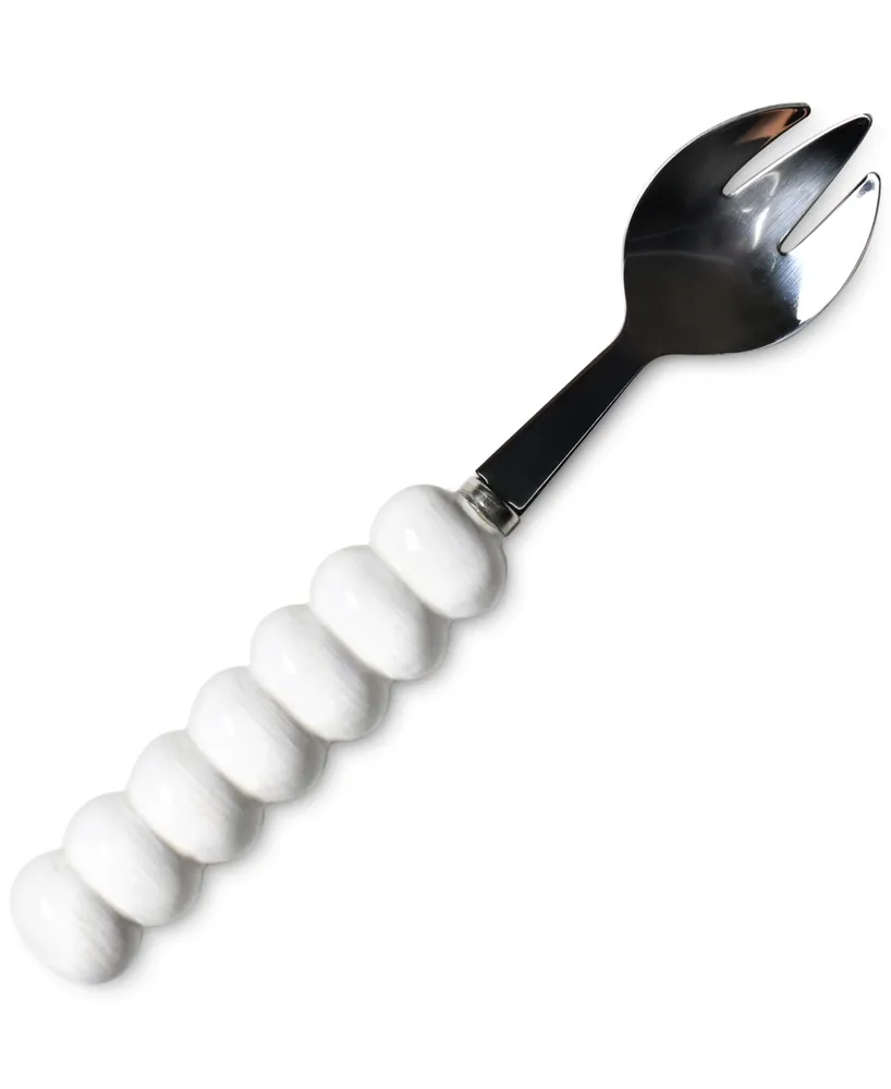 Coton Colors by Laura Johnson Signature White Knob Serving Fork