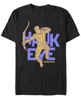 Marvel Men's Avengers Endgame Hawkeye Pop Art, Short Sleeve T-shirt