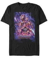 Marvel Men's Avengers Endgame Galaxy Poster, Short Sleeve T-shirt
