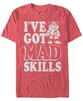 Disney Men's Snow White and the Seven Dwarfs Grumpy's Got Mad Skills, Short Sleeve T-Shirt