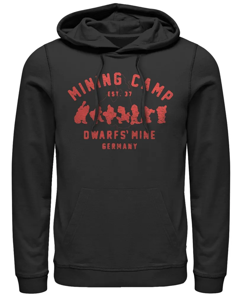 Disney Men's Snow White Mining Camp Est. 37, Pullover Hoodie