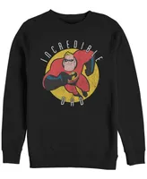 Disney Pixar Men's Incredibles Incredible Dad, Crewneck Fleece