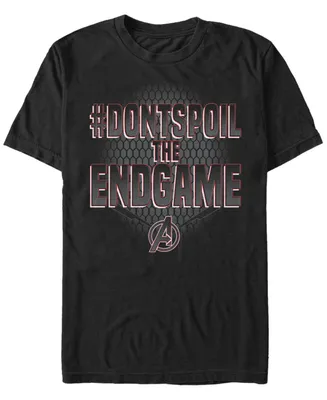 Marvel Men's Avengers Endgame Don't Spoil the Game, Short Sleeve T-shirt