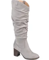 Journee Collection Women's Aneil Extra Wide Calf Boots