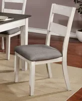 Furniture of America Pierremont Slat Back Side Chair- Set of 2