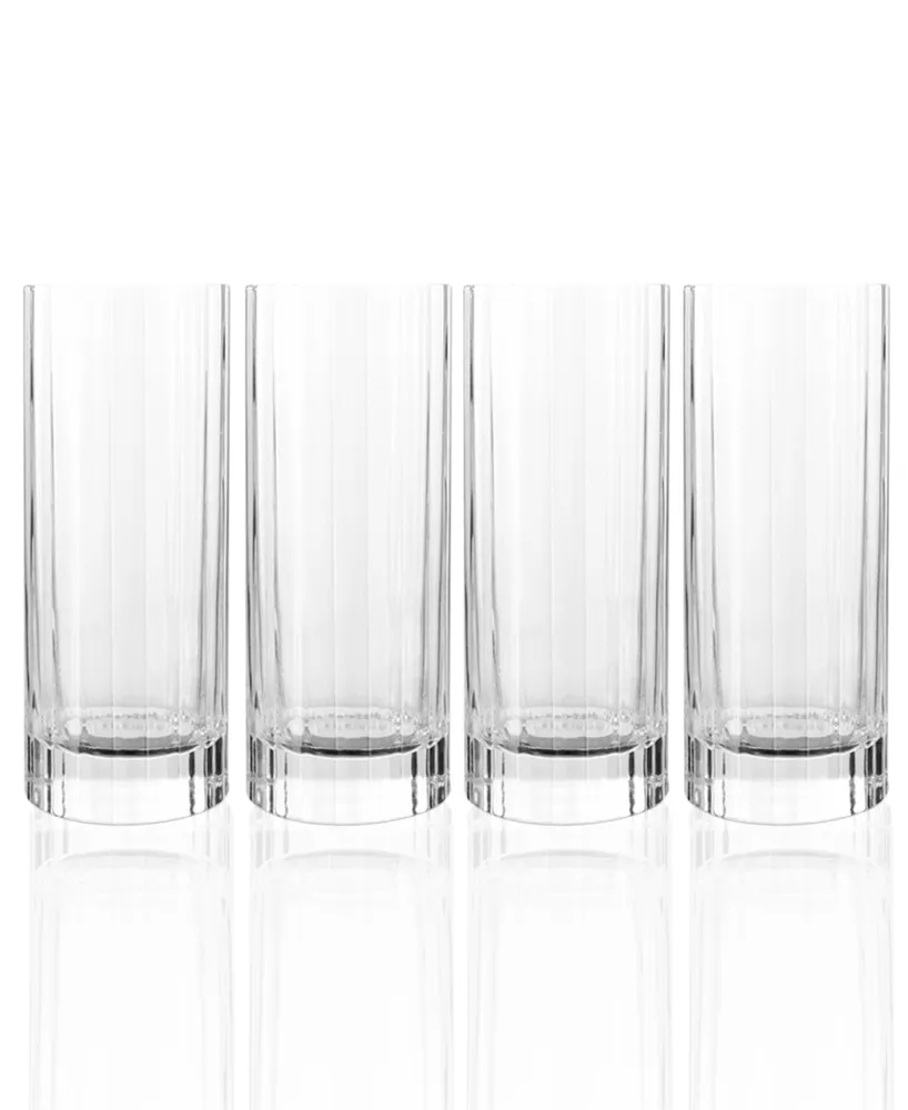 Luigi Bormioli Bach 16.25 Oz Beverage Glasses, Set of 4