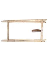 Artifacts Rattan Butler Tray and Table