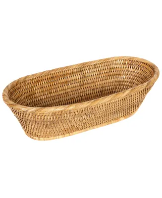 Artifacts Rattan Oval Bread Basket