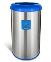 Nine Stars Group Usa Inc 13.2 Gallon Open Top Trash Can with Recycle Magnet