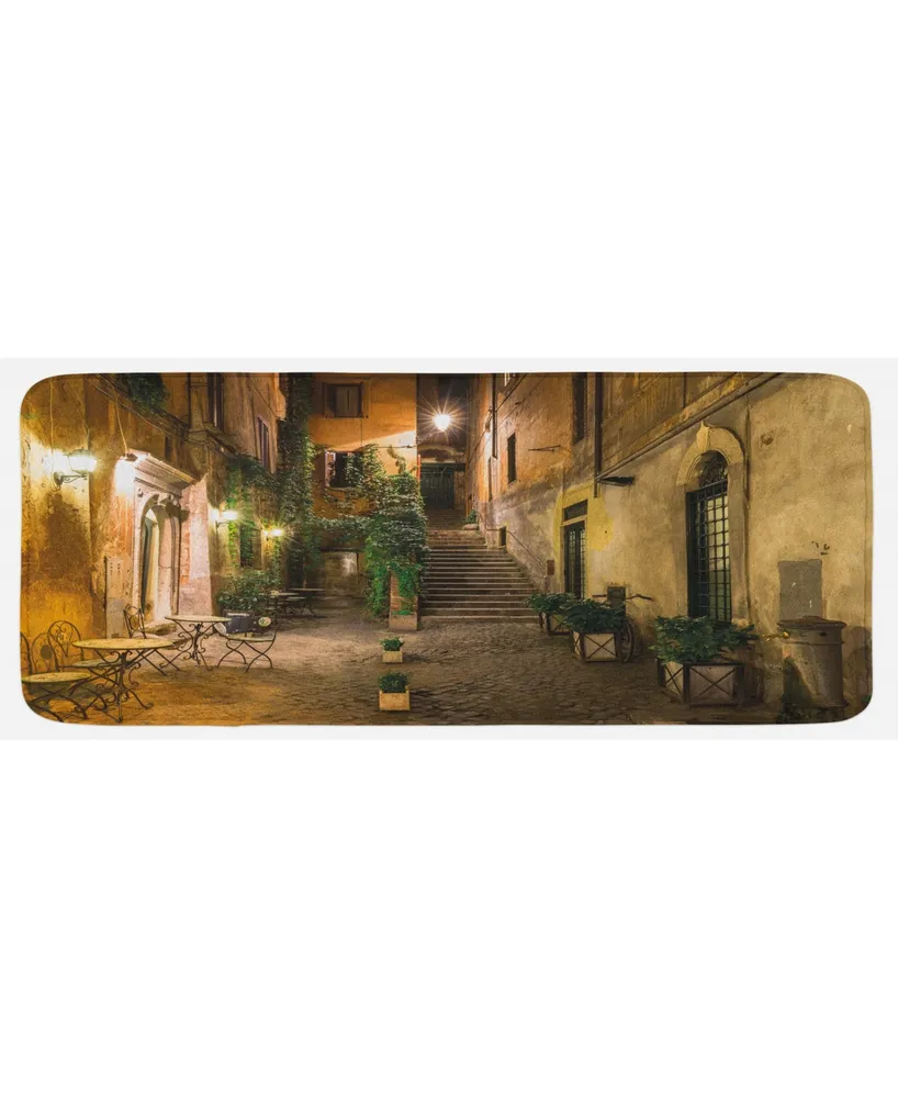 Ambesonne Italian Kitchen Mat