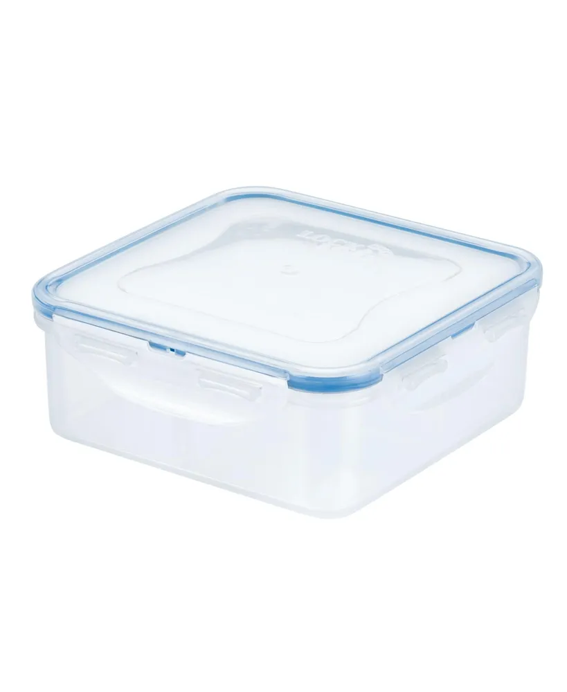 LocknLock 34-Ounce Purely Better Rectangular Food Storage Container with Divider, Clear