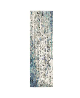 Scott Living Expressions Precipice Lagoon 2'4" x 7'10" Runner Rug