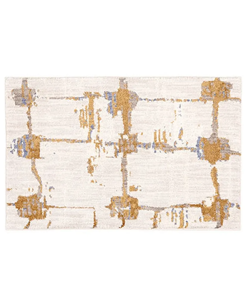 Scott Living Artisan Mirage Brushed Gold 2' x 3' Area Rug