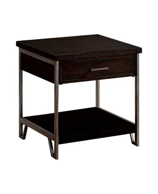 Furniture of America Malleena 1 Drawer End Table