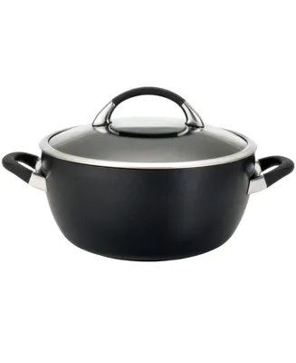 Circulon Symmetry Hard-Anodized Nonstick Induction Casserole Pan with Lid, 5.5