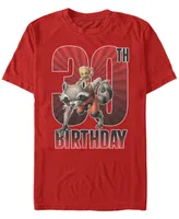 Fifth Sun Men's Marvel Guardians of The Galaxy Rocket and Baby Groot 30th Birthday Short Sleeve T-Shirt
