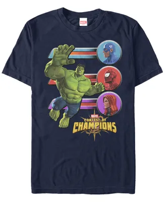 Marvel Men's Gamerverse Hulk Jump Contest Of Champions, Short Sleeve T-Shirt