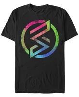 Marvel Men's Rising Secret Warriors Rainbow Emblem, Short Sleeve T-Shirt