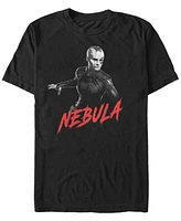 Marvel Men's Avengers Endgame Nebula Grayscale Portrait, Short Sleeve T-shirt