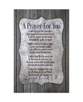 Dexsa a Prayer for You New Horizons Wood Plaque, 6" x 9"