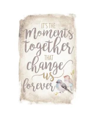 Dexsa It's the Moments Together New Horizon Wood Plaque with Easel, 6" x 9"