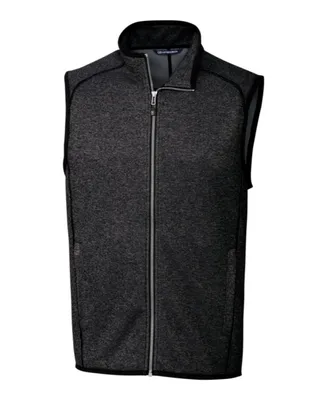 Cutter & Buck Big Tall Mainsail Sweater-Knit Full Zip Vest